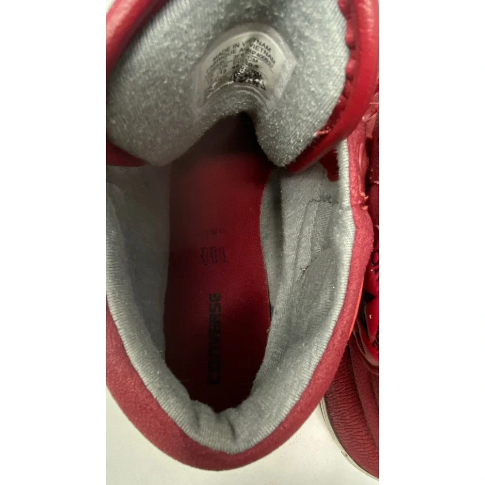 Converse Chuck Taylor All Star High Street Red Leather Sneakers 152658C Mens 12